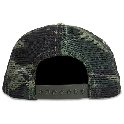 Chrome Hearts CH Hollywood Trucker Hat Black/Camo