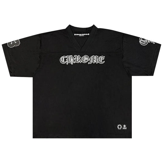 Chrome Hearts Sports Mesh Stadium Football Jersey Black