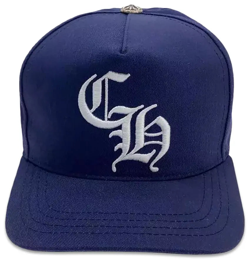 Chrome Hearts CH Baseball Hat Navy/White