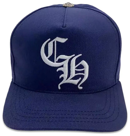 Chrome Hearts CH Baseball Hat Navy/White