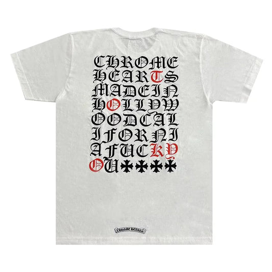 Chrome Hearts Tokyo Exclusive Eye Chart T-Shirt White