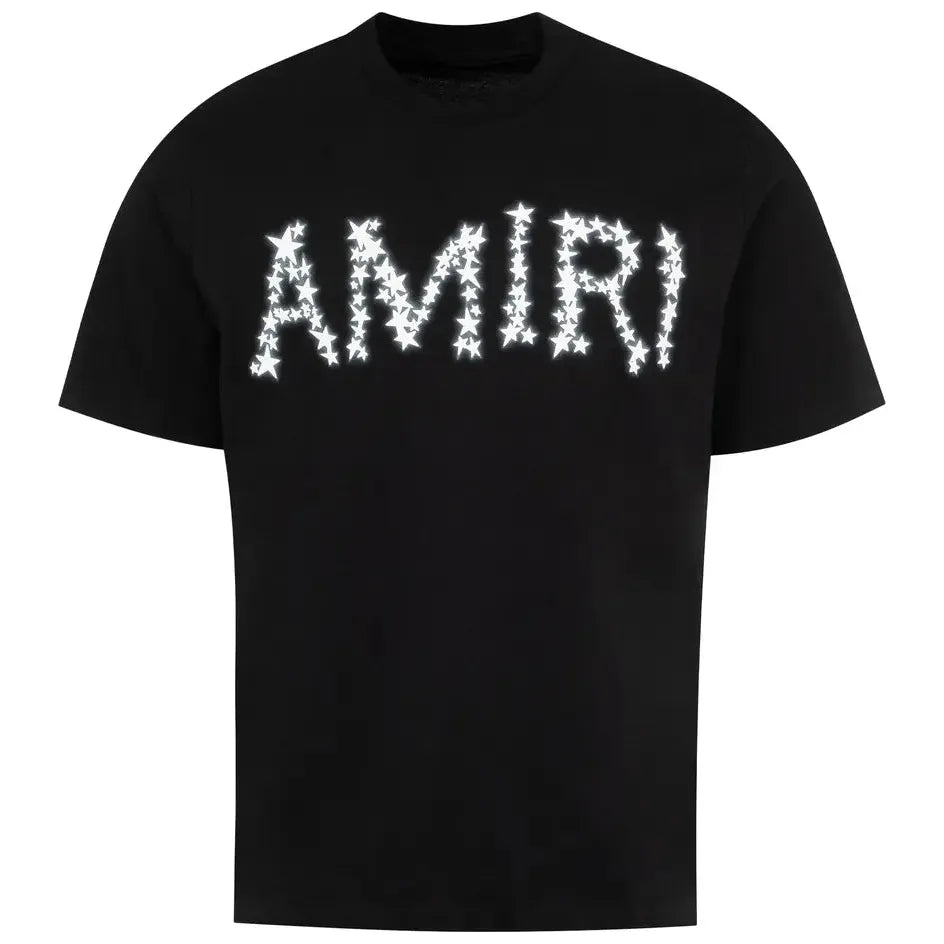 Amiri Stars Logo Tee Black