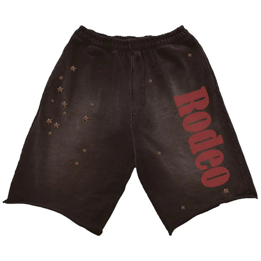 Travis Scott Cactus Jack x Sp5der Days Before Rodeo Shorts Black