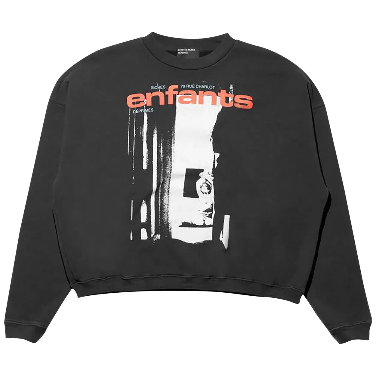 Enfants Riches Déprimés Enfants Bondage 14 Crewneck Faded Black