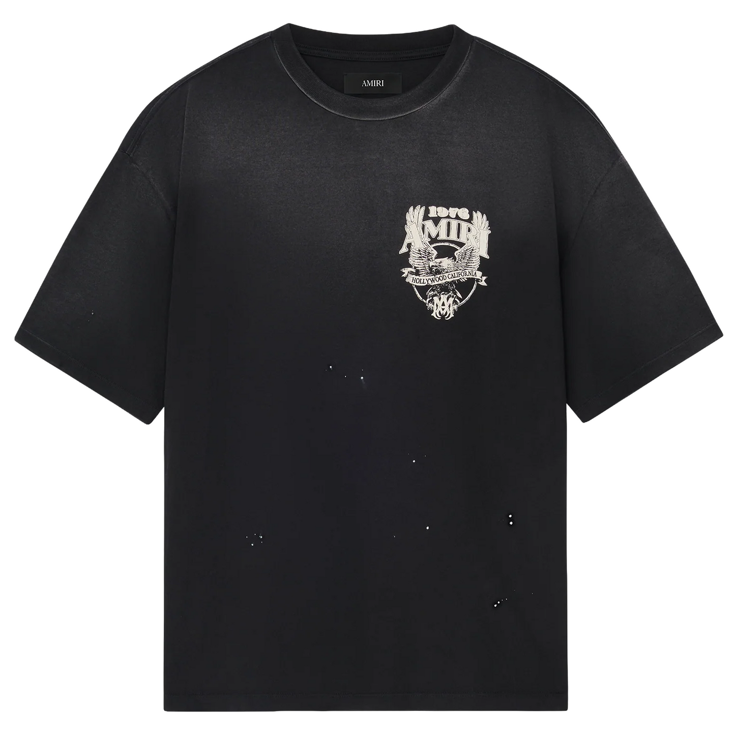 Amiri Eagle Oversized Tee Black