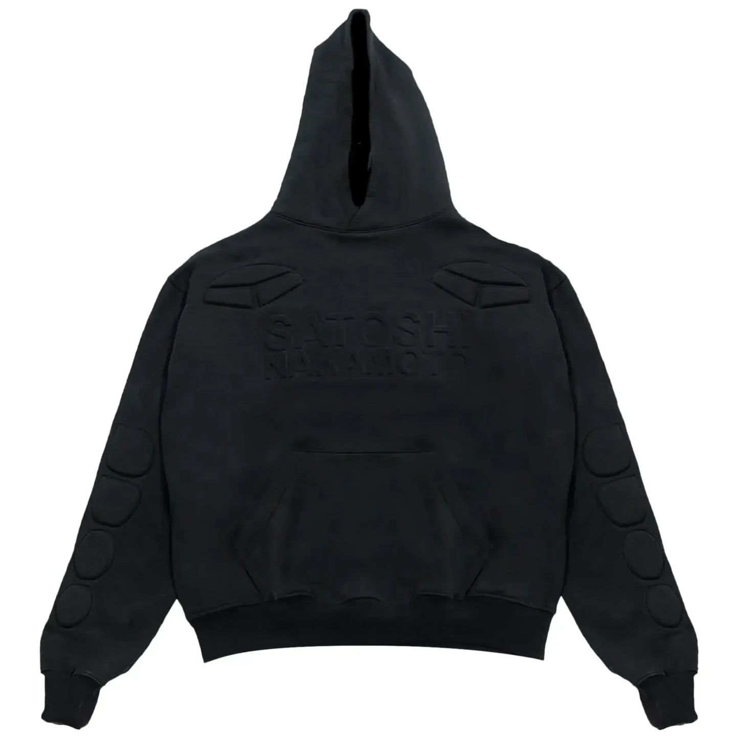 Satoshi Nakamoto Moto Hoodie Black