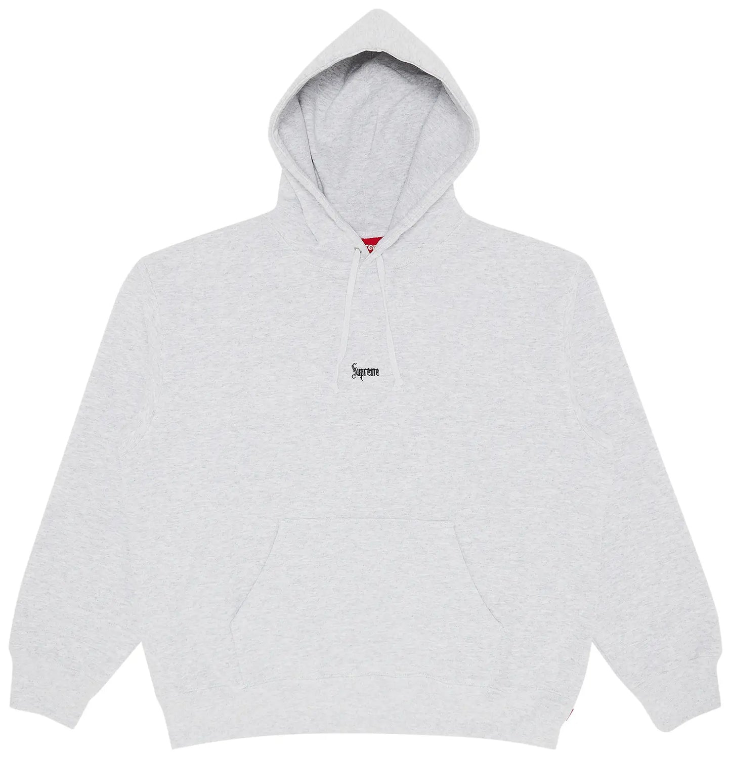 Supreme Micro Logo Hooded Sweatshirt (FW24) Ash Grey