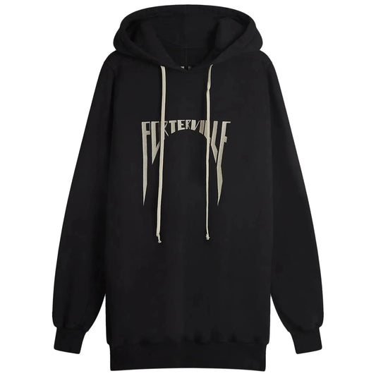 Rick Owens Porterville Hoodie Black/Pearl