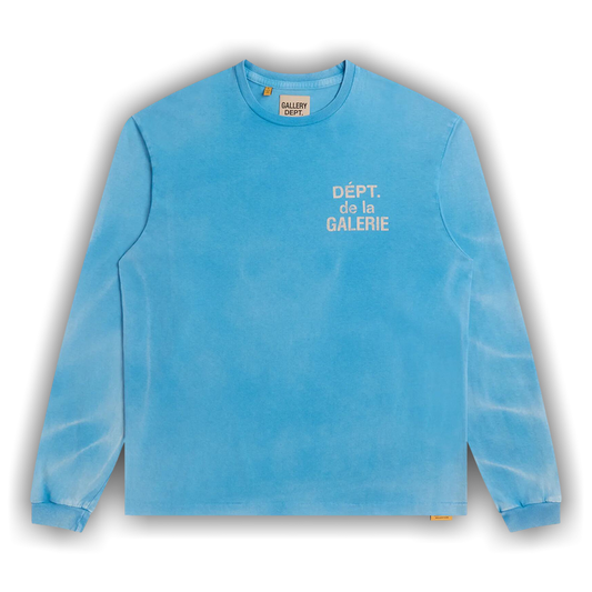 Gallery Dept. French Long-Sleeve Tee 'Cyan'