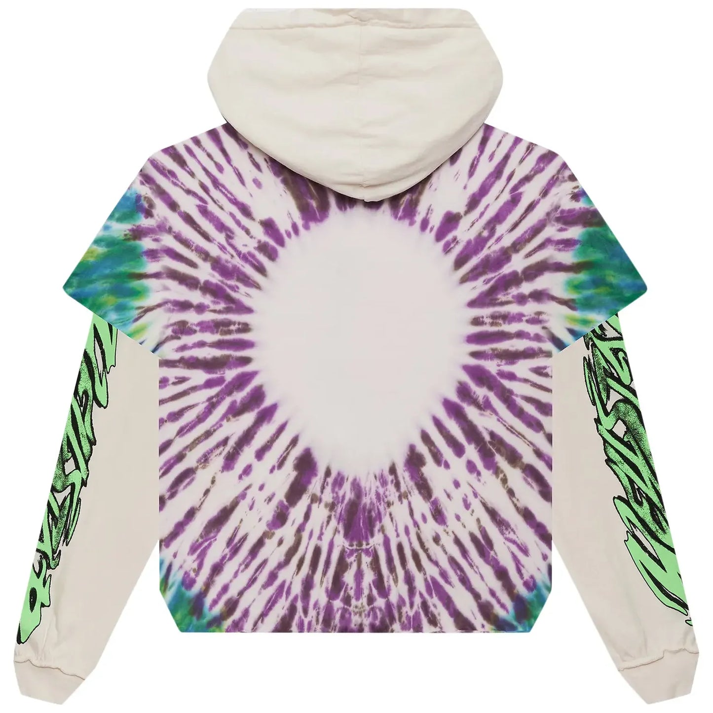 Hellstar Tye-Dye Zip-Up Hoodie Multicolor