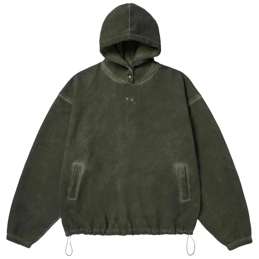 Thug Club Color Emblem Hoodie Khaki