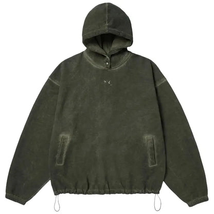 Thug Club Color Emblem Hoodie Khaki