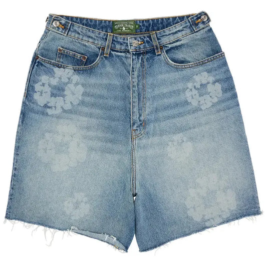 Denim Tears Laser Wreath Denim Short Light Wash