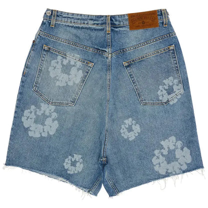 Denim Tears Laser Wreath Denim Short Light Wash