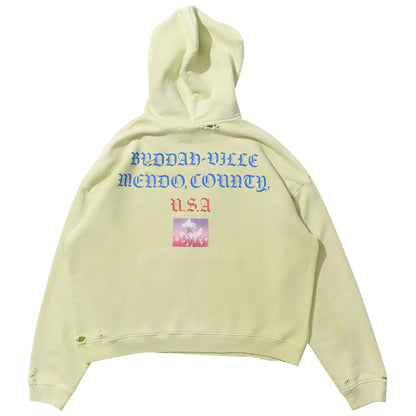 Paly Hollywood Eternal Return Hooded Sweatshirt Light Green