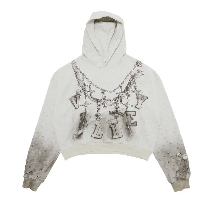 Vale Forever Big Chain Hoodie Dirty Heather Grey