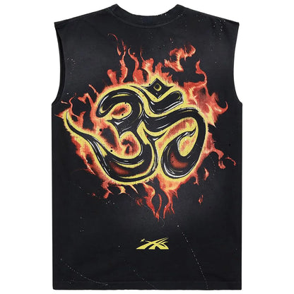 Hellstar Inner Peace Skeleton Sleeveless T-Shirt Black