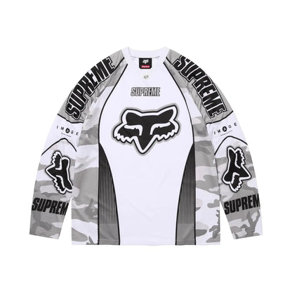 Supreme x Fox Racing DMX Jersey Snow Camo