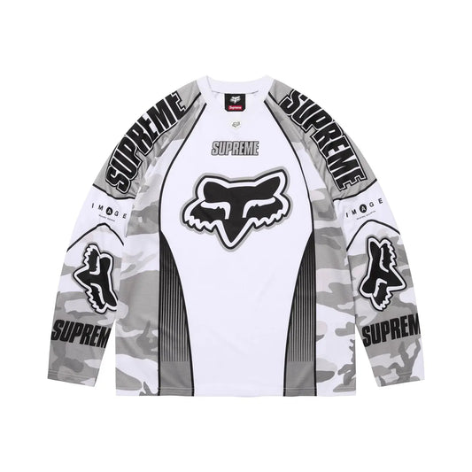 Supreme x Fox Racing DMX Jersey Snow Camo