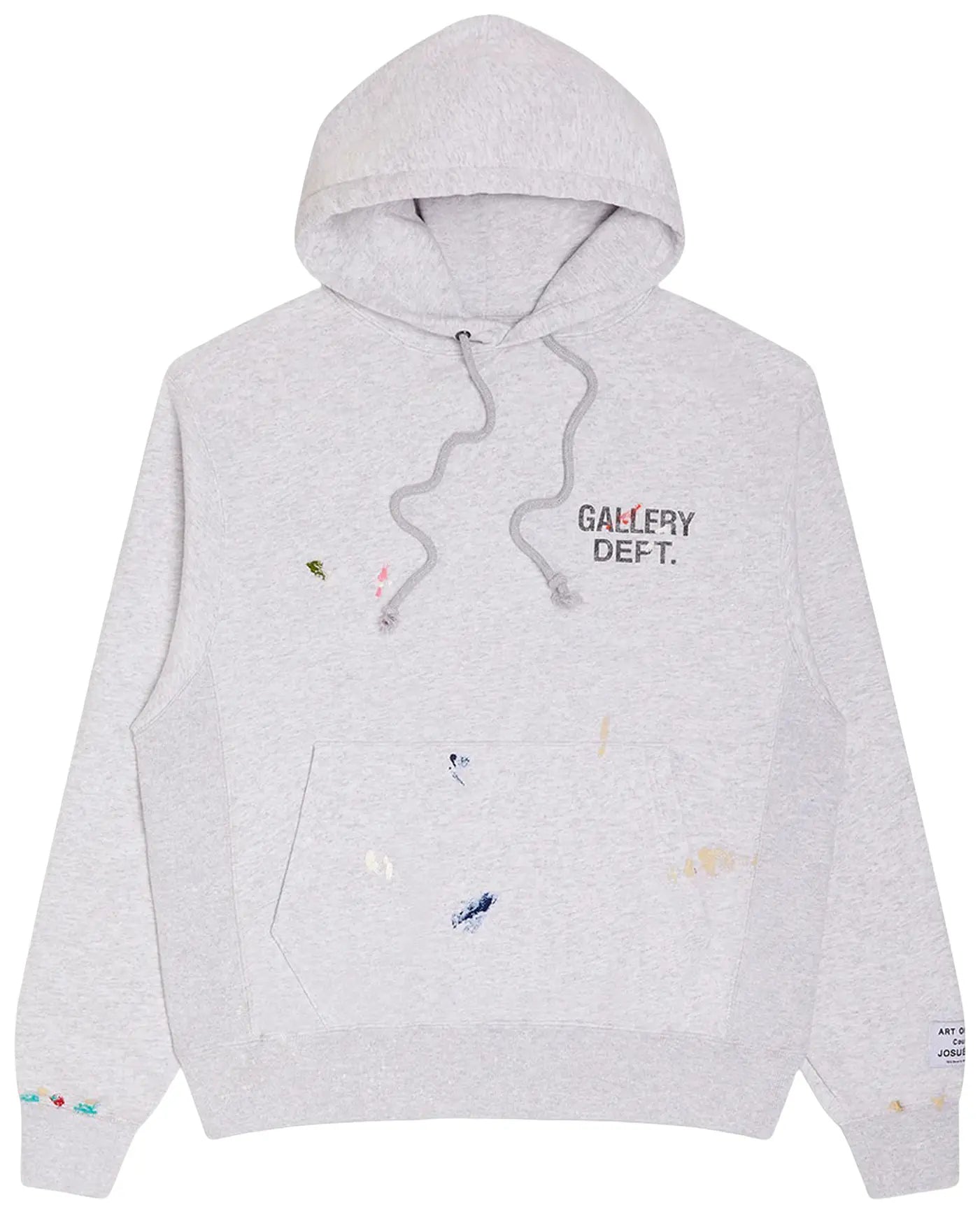 Gallery Dept. GD Paint Logo Hoodie Light Heather Grey