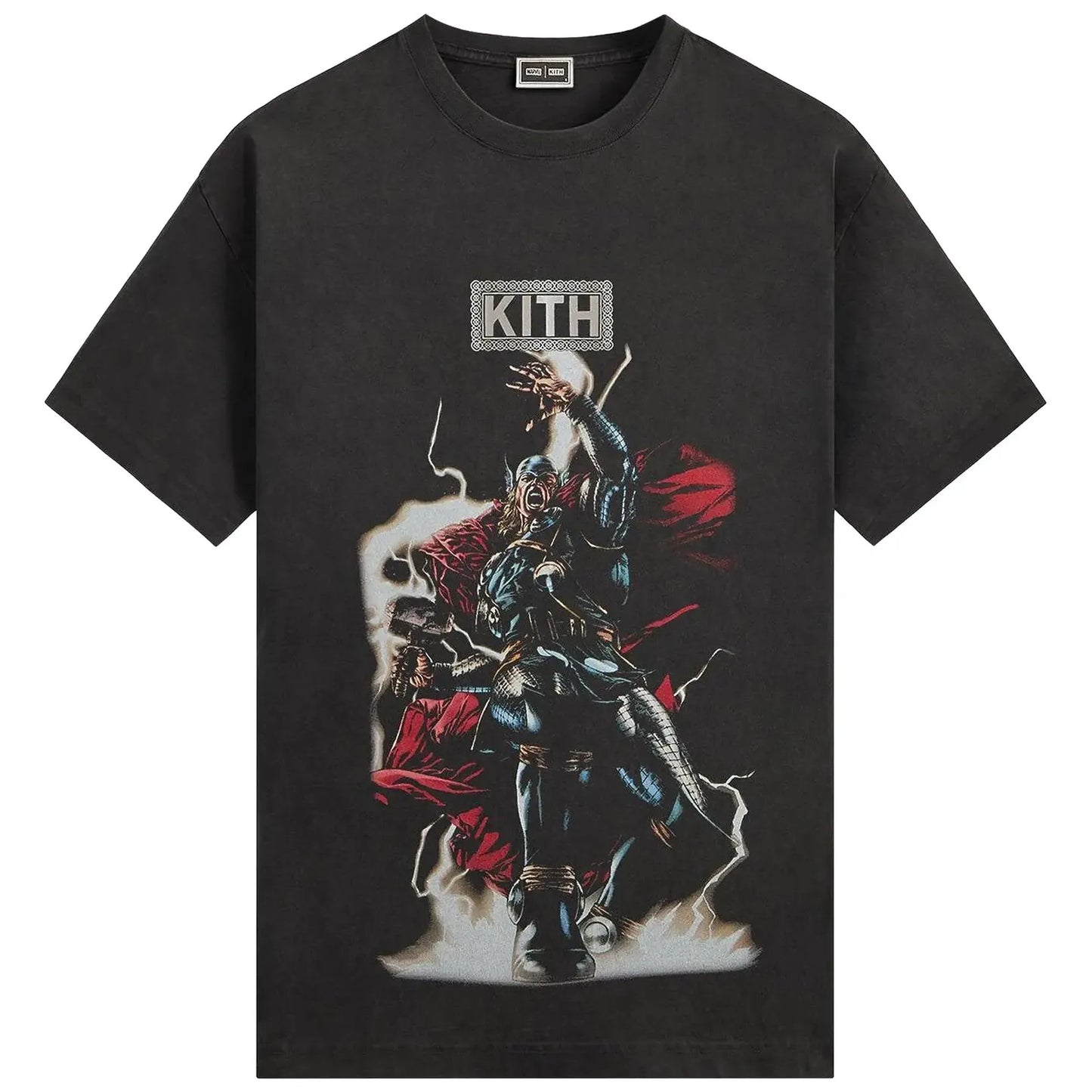 Kith x Marvel Thor Vintage Tee Black