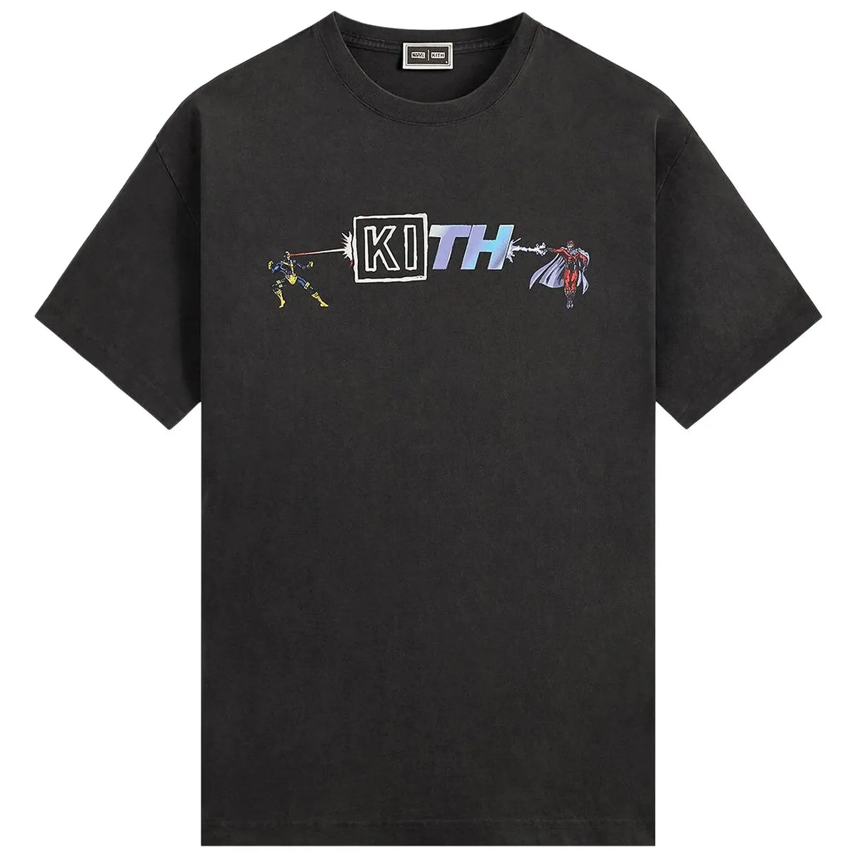 Kith x Marvel Cyclops vs. Magneto Vintage Tee Black