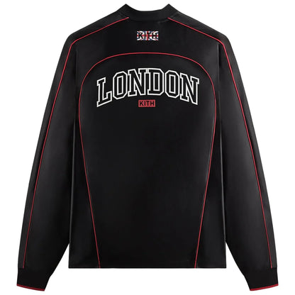 Kith London Long Sleeve Agu Soccer Jersey Black