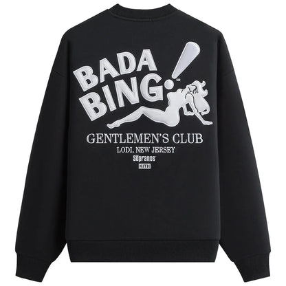 Kith for The Sopranos Bada Bing Nelson Crewneck Black