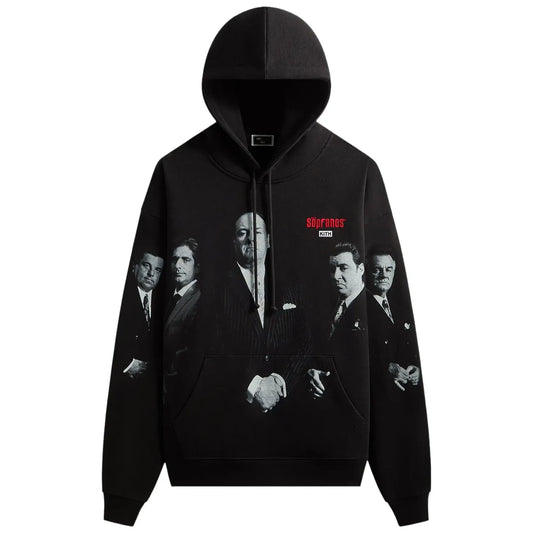 Kith for The Sopranos Arched Character Nelson Hoodie Black