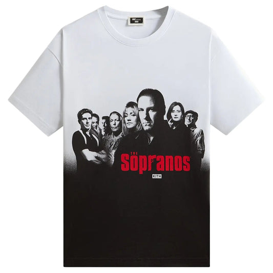 Kith for The Sopranos Ombre Poster Vintage Tee White
