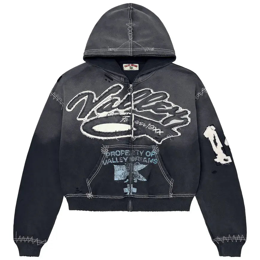 Vale Forever Religion Zip Up Black