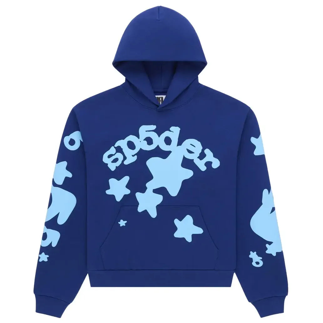 Sp5der Beluga Hoodie (SS26) Navy Blue