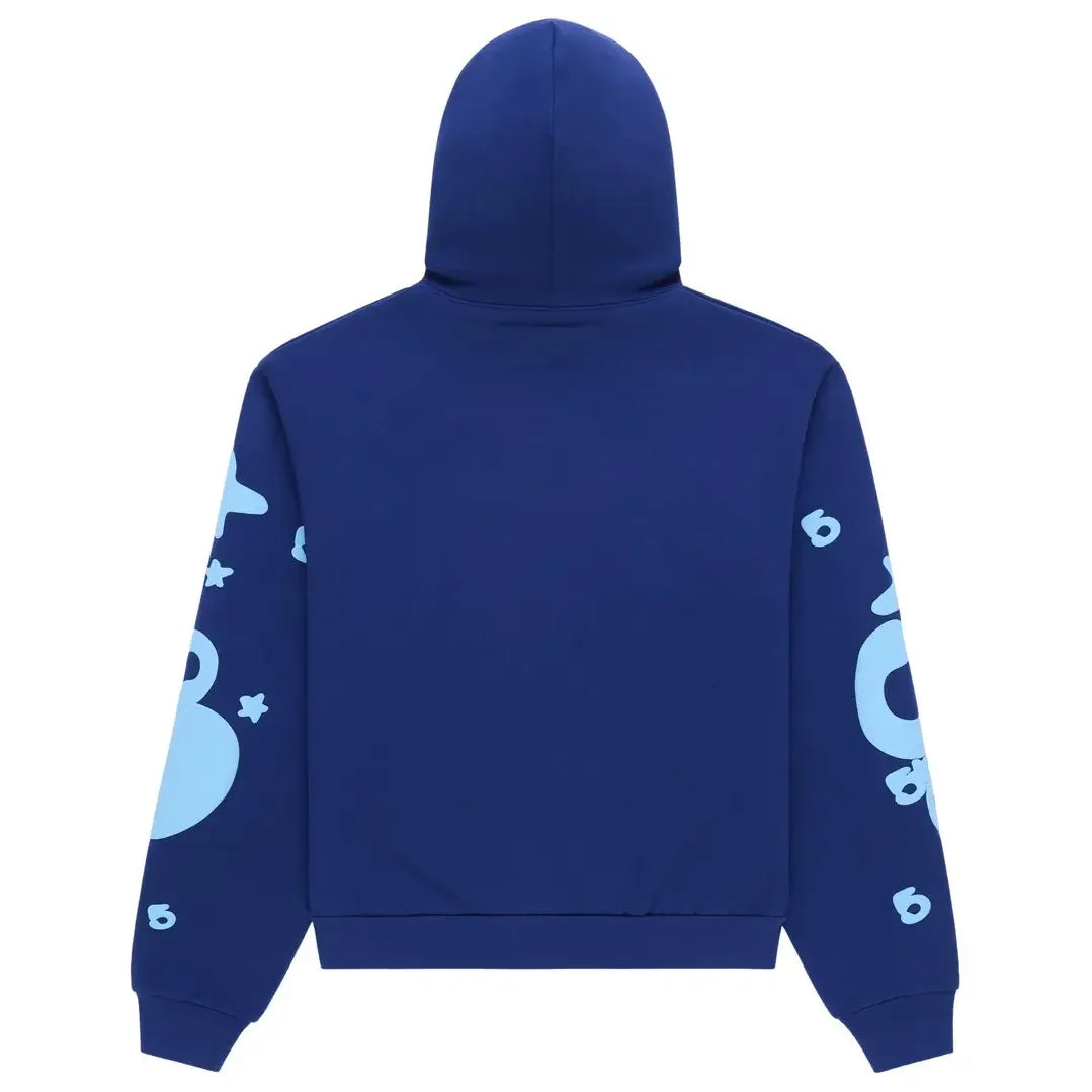 Sp5der Beluga Hoodie (SS26) Navy Blue