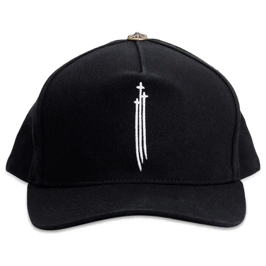 Chrome Hearts RS3 Triple Cross Denim Cap Black