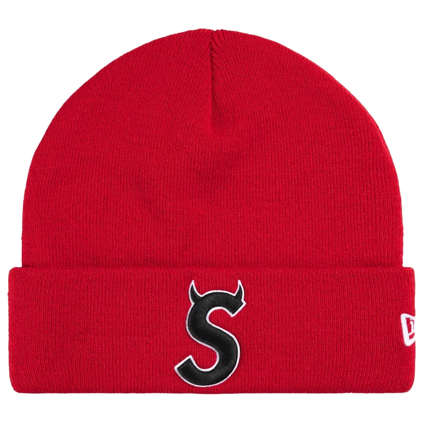 Supreme New Era® Devil S Logo Beanie Red