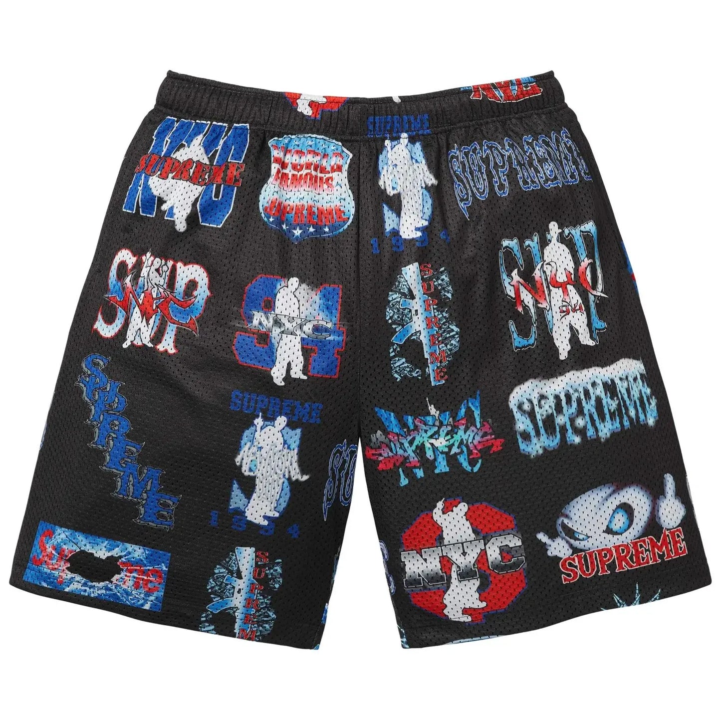Supreme Flash Mesh Short Black