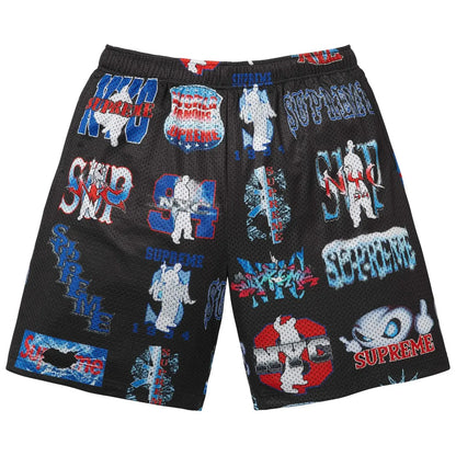 Supreme Flash Mesh Short Black