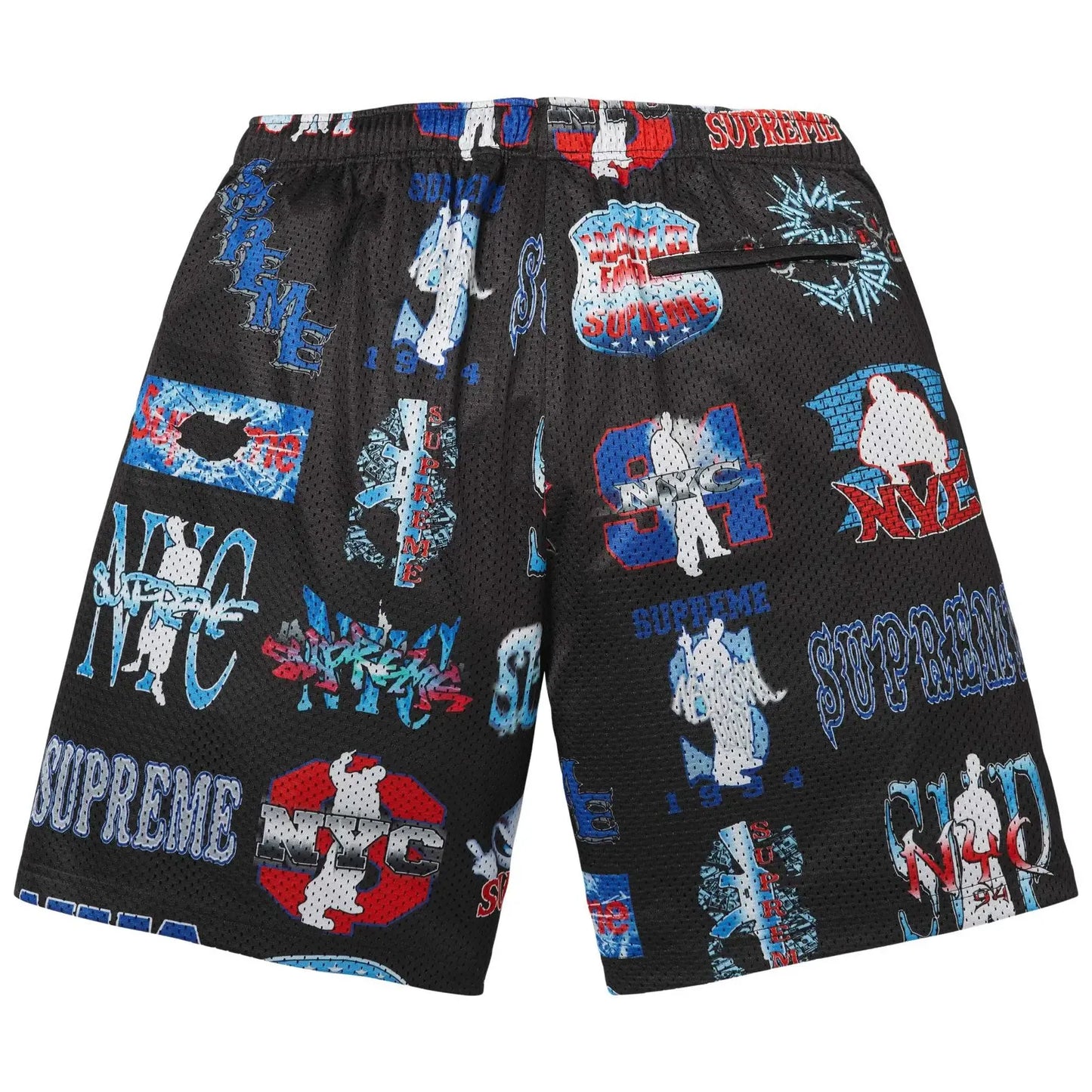 Supreme Flash Mesh Short Black