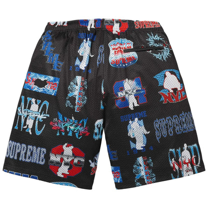 Supreme Flash Mesh Short Black