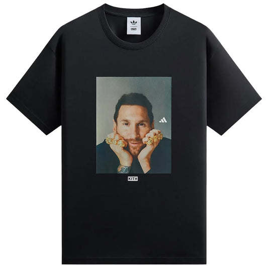 Kith & Messi for adidas Football Graphic Tee Black