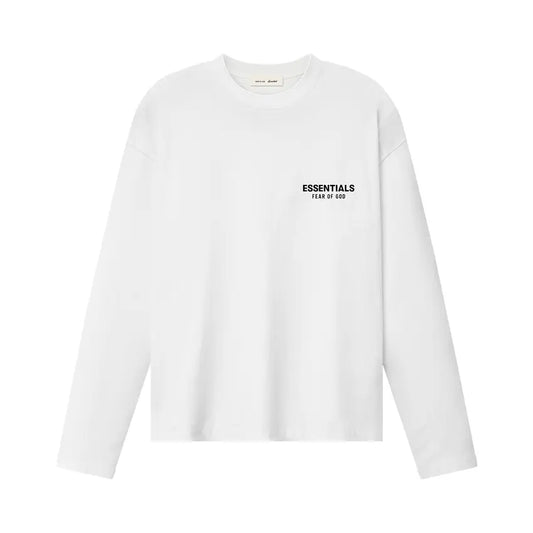 Fear of God Essentials Classic Long Sleeve Tee Bright White