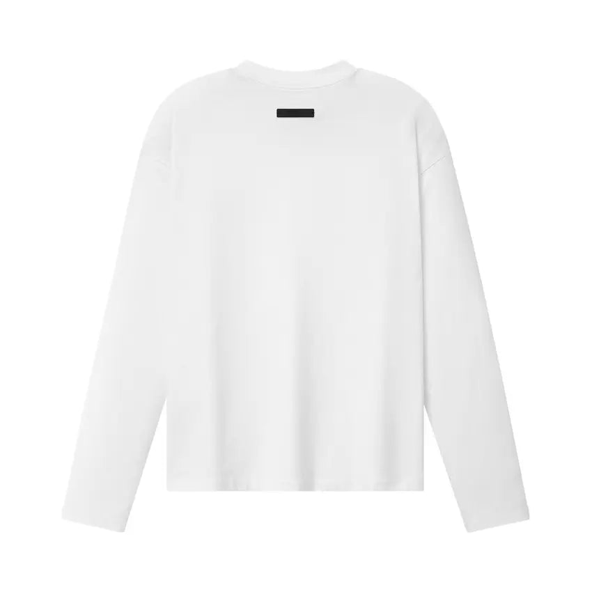 Fear of God Essentials Classic Long Sleeve Tee Bright White