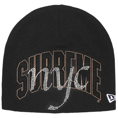 Supreme New Era Rhinestone Beanie (SS26) Black