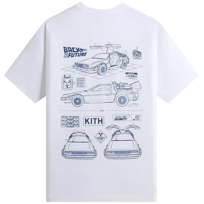 Kith for Back to the Future Blueprint Standard Crispy Pocket Tee White
