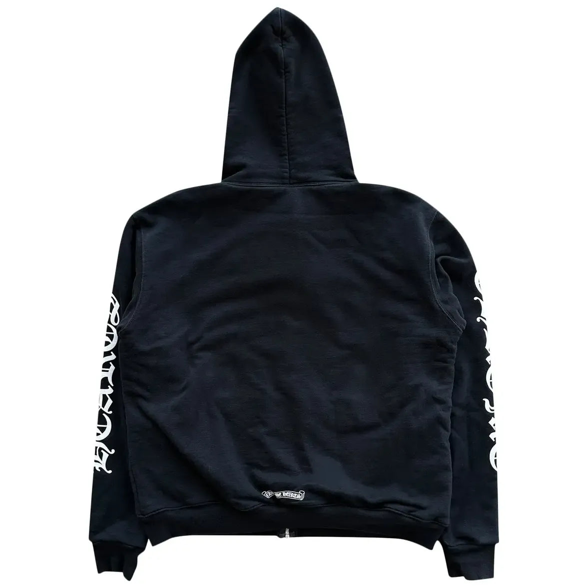 Chrome Hearts Vertical Logo Thermal Lined Zip Up Black