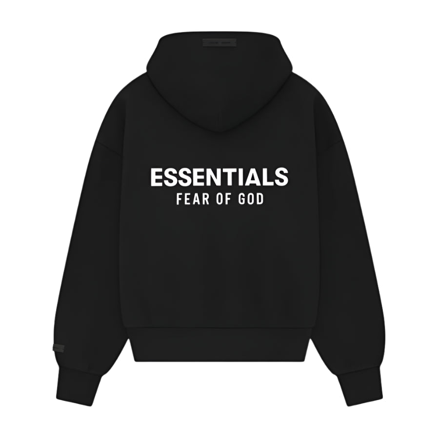 Fear of God Essentials Classic Hoodie Jet Black