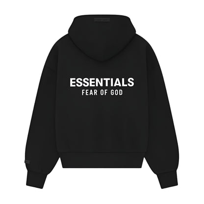 Fear of God Essentials Classic Hoodie Jet Black