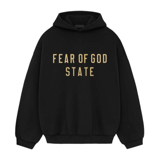 Fear of God Essentials Fleece Hoodie Black