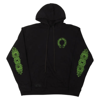 Chrome Hearts Script Horseshoe Hoodie Black/Green (Friends & Family Exclusive)
