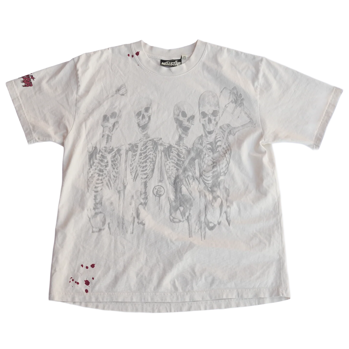 Hellstar Skin And Bones T-Shirt White